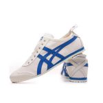 超熱賣 Asics Onitsuka Tiger 鬼冢虎 Mexico 66 Slip-on 一腳蹬休閒鞋 男女同款 藍白