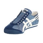 2023熱銷 Asics Onitsuka Tiger 鬼冢虎 Mexico 66 Slip-on 休閒鞋 男女同款 深藍