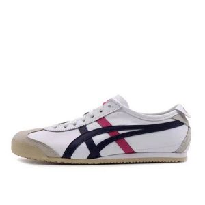 時尚必備 Asics Onitsuka Tiger Mexico 66 鬼冢虎 男女休閒鞋 白藍紅