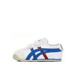 中童 Asics Onitsuka Tiger 鬼冢虎 Mexico 66 Slip-on 懶人鞋 白藍