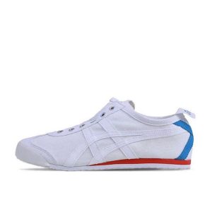 品質嚴選 Asics Onitsuka Tiger 鬼冢虎 Mexico 66 Slip-on 休閒鞋 男女同款 白藍紅