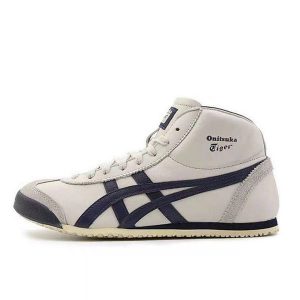 超級人氣 Asics Onitsuka Tiger 鬼冢虎 Mexico 66 高幫 男女同款 灰藍