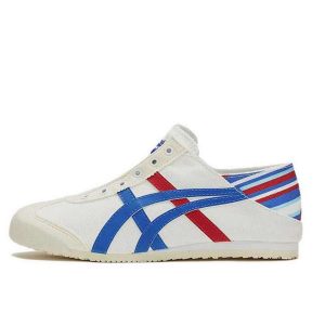 瘋狂搶購 Asics Onitsuka Tiger 鬼冢虎 Mexico 66 一腳蹬休閒鞋 男女同款 白藍