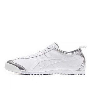 熱銷 Asics Onitsuka Tiger Mexico 66 鬼冢虎 男女休閒鞋 白銀色