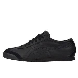 超級人氣 Asics Onitsuka Tiger Mexico 66 鬼冢虎 男女休閒鞋 黑色