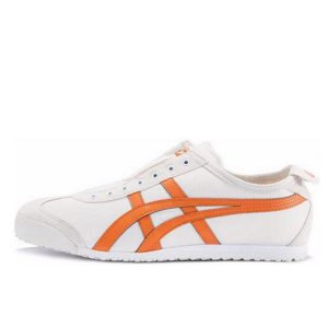 新品駕到 Asics Onitsuka Tiger 鬼冢虎 休閒鞋 男女同款 白橙色