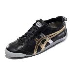 時尚必備 Asics Onitsuka Tiger Mexico 66 鬼冢虎 男女休閒鞋 黑金