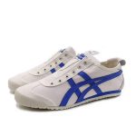 超熱賣 Asics Onitsuka Tiger 鬼冢虎 Mexico 66 Slip-on 一腳蹬休閒鞋 男女同款 藍白
