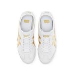 Asics Onitsuka Tiger 鬼冢虎 Mexico 66 一腳蹬燙金休閒鞋 男女同款 冷白亮金