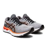 💎瘋狂搶購💎 ASICS GEL-NIMBUS 24 男女戶外跑鞋 舒適透氣 運動鞋 灰橙