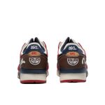 ✨熱銷✨ Evisu x Asics Gel-Lyte 3 減震耐磨透氣 低幫運動休閒鞋 男女同款 紅褐色