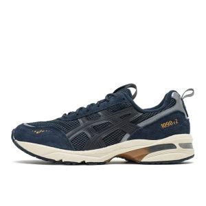 💖熱銷💖 Asics Gel-1090 V2 男女跑鞋 運動戶外 防滑耐磨 休閒復古 跑步鞋 深藍