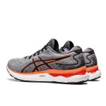 💎瘋狂搶購💎 ASICS GEL-NIMBUS 24 男女戶外跑鞋 舒適透氣 運動鞋 灰橙