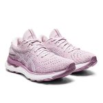 🌟瘋狂搶購🌟 ASICS GEL-NIMBUS 24系列 運動鞋 女子 輕便緩震 透氣跑鞋 粉白