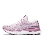 🌟瘋狂搶購🌟 ASICS GEL-NIMBUS 24系列 運動鞋 女子 輕便緩震 透氣跑鞋 粉白