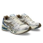 ✈滿2000免運✈ ASICS GEL-KAYANO 14 輕量緩震休閒運動跑步鞋 男女鞋 米銀