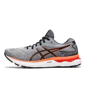 💎瘋狂搶購💎 ASICS GEL-NIMBUS 24 男女戶外跑鞋 舒適透氣 運動鞋 灰橙