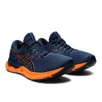 🌟時尚必備🌟 ASICS GEL-NIMBUS 24系列 亞瑟士男女 戶外跑鞋 舒適透氣 運動鞋 藍橙色