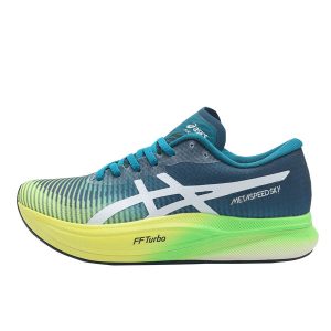🎉熱銷🎉 ASICS亞瑟士 METASPEED SKY+男女競速 碳板跑鞋 運動鞋 跑步鞋 藍綠