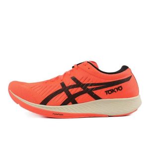 ✈全台熱銷✈ ASICS METARACER 男生運動鞋 碳板競速 低筒跑步鞋 橙紅