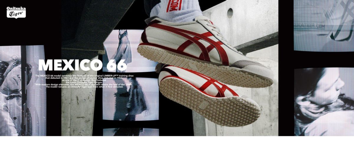 『全台熱銷』Asics Tiger 經典款 Mexico 66 鬼冢虎 男女同款 休閒鞋 白紅藍